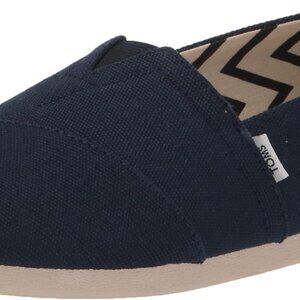 Women's Cotton Canvas Loafer Flats Recycled Eco-Friendly Slip-On Navy 11